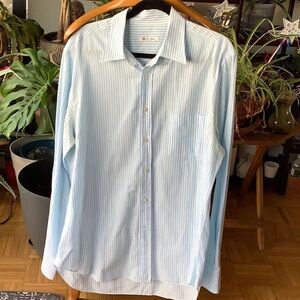 EUC LORO PIANA MADE IN ITALY DRESS SHIRT (slightly stained under arms)
